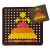 QML Mosaic Puzzle with pattern card, geometric shapes forming a princess