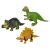 Set de trei dinozauri jucărie pentru setul de terariu