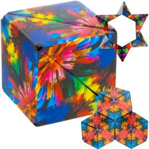 Bunter magnetischer Anti-Stress-Würfel Puzzle, mehrere Formen - Kruzzel
