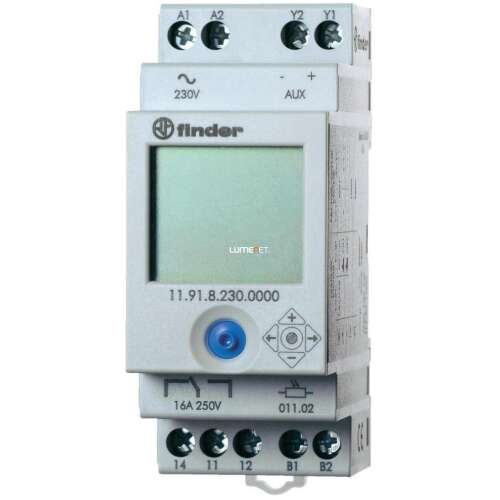 Finder dimmer switch 250V 16A IP20 digital LCD 11.91.8.230.0000 43513481