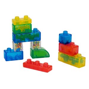 Jelly Blox építőkockák, színes áttetsző játék kockák - Goliath