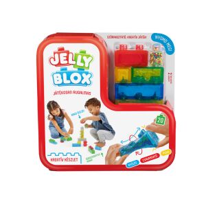 Pakiranje kreativnog seta Jelly Blox, šarene kocke za djecu - Plastična igračka za građenje