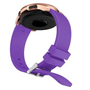 Mybandz lila csíkos szilikon óraszíj 20mm - Mybandz