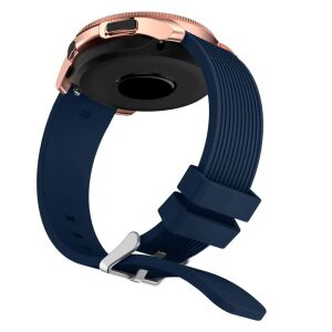 Mybandz sötétkék csíkos szilikon óraszíj, 20mm - Mybandz