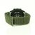 MYBANDZ khaki szőtt nylon óraszíj hátulnézet
