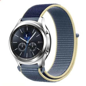 MYBANDZ alaszkai kék szövet óraszíj 22mm okosórán - Mybandz