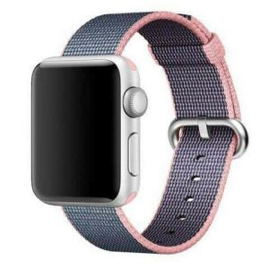 MYBANDZ Szövet óraszíj /rózsaszín// 22mm