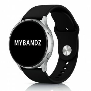 MYBANDZ Szilikon óraszíj gömb csattal /fekete/ 18mm 143149285 - Okosóra szíj