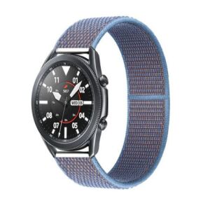 MYBANDZ Égszínkék Rugalmas Tépőzáras Óraszíj 20mm okosórán - Mybandz