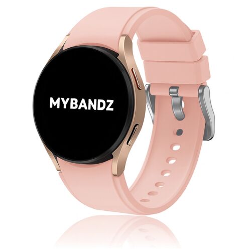 MYBANDZ Szilikon óraszíj Galaxy Watch 4-5-6-7/rózsaszín-rés nélkül/ 20mm 145382911