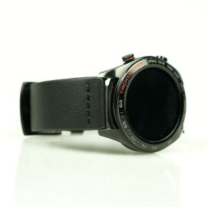 MYBANDZ Olasz prémium bőróraszíj / fekete / 18mm 143150570 - Okosóra szíj