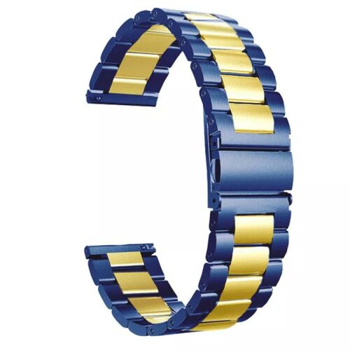 MYBANDZ Klasszikus fém óraszíj /kék-arany/ / 22mm 143149920