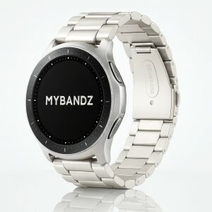 MYBANDZ Klasszikus fém óraszíj /törtezüst/ 22mm 143149631 - Okosóra szíj