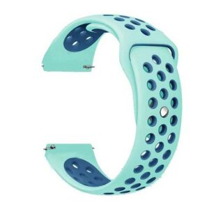 MYBANDZ türkiz és kék lélegző szilikon óraszíj 20mm - Mybandz