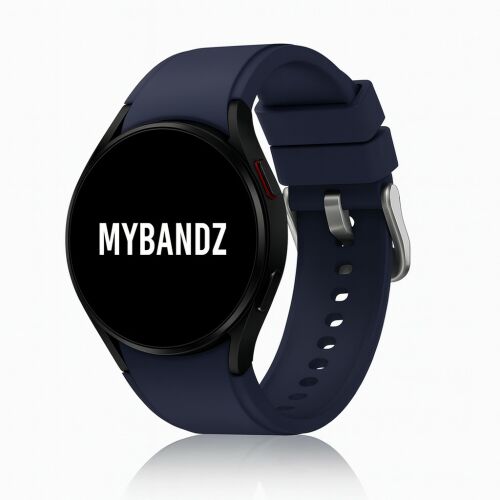 MYBANDZ Szilikon óraszíj Galaxy Watch 4-5-6-7/éjkék-rés nélkül/ 20mm