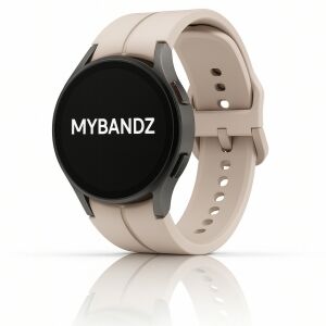 MYBANDZ Sportos szilikon óraszíj Galaxy Watch 4-5-6-7 /halvány pink-rés nélkül/ 20mm 145382922 - Okosóra szíj
