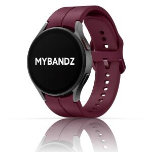 MYBANDZ Sportos szilikon óraszíj Galaxy Watch 4-5-6-7 /bordó-rés nélkül/ 20mm 145382946 - Okosóra szíj