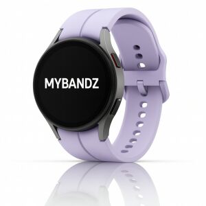 MYBANDZ Sportos szilikon óraszíj Galaxy Watch 4-5-6-7 /halvány lila-rés nélkül/ 20mm 145382949 - Okosóra szíj