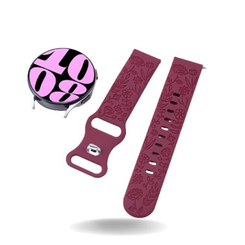 Mybandz Garden szilikon óraszíj-bordó/20mm 143149946