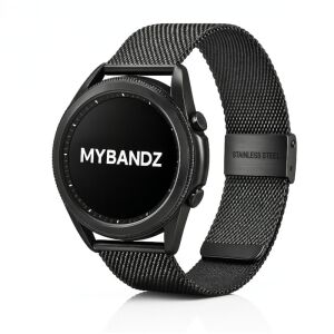 MYBANDZ Csatos milánói  fém óraszíj / fekete / 20mm 143150674 - Okosóra szíj