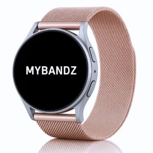 MYBANDZ Milánói mágneses fém óraszíj / pink-arany / 20mm 143727534 - Okosóra szíj