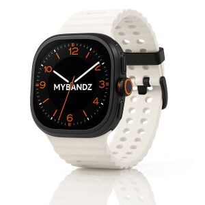 Mybandz Waves szilikon szíj-fehér/Samsung Galaxy Watch Ultra 143149810 - Okosóra szíj