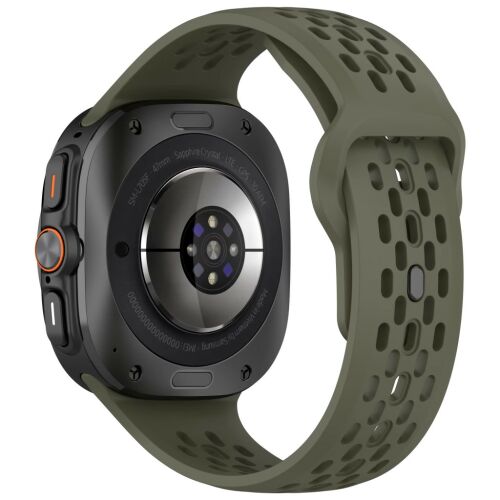 Mybandz Lélegző szilikon szíj-khaki/Samsung Galaxy Watch Ultra 143150503