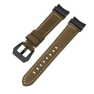 MYBANDZ Elegáns bőróraszíj Galaxy Watch 4-5-6-7/barna(fekete csat)/ 20mm 143150204 - Mybandz