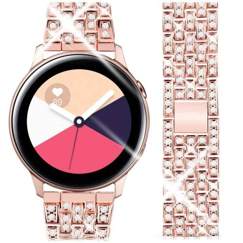 MYBANDZ Diamond fém óraszíj- pinkarany 22 mm 143623872