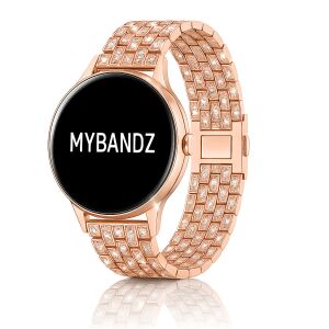 MYBANDZ Diamond fém óraszíj- rosegold 20 mm 143728949 - Okosóra szíj