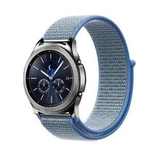 MYBANDZ világoskék szőtt, rugalmas óraszíj okosórákhoz - Mybandz