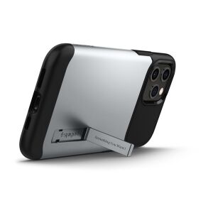 Spigen Slim Armor Apple iPhone 12 Pro Max tok, Satin Silver, ezüst