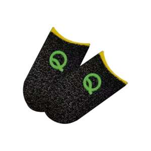 Para czarnych i żółtych rękawów na palce do gier mobilnych marki Q - Artykuły techniczne i elektronika