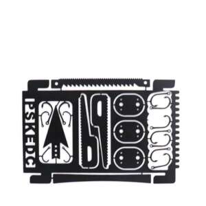 Angel-Überlebens-Set mit 17 Werkzeugen, darunter Haken, Säge, Messer und mehr - Angler Survival Kits