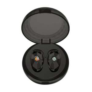 Черни безжични диамантени слушалки с кутия за зареждане - Nonbrand Слушалки