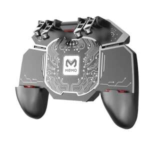 Memo DL88 kontroler do gier mobilnych PUBG i CODM, czarny, widok pod kątem - Kontroler