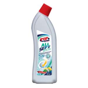 Top Grade Allsept Foam 750ml, univerzálny čistiaci a dezinfekčný prostriedok, zabíja baktérie, huby a vírusy, citrónová vôňa - Čistiace prostriedky