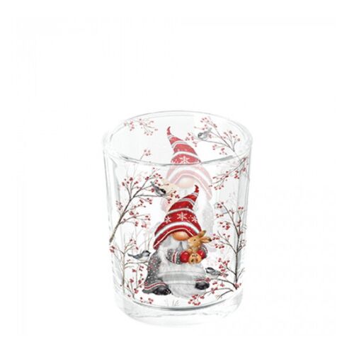 AMB.37318905 Dwarf hug üveg mécsestartó 5,5x6cm 113257009