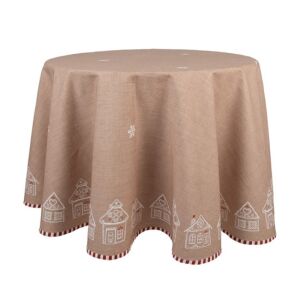 CLEEF.GBB07 Asztalterítő 170cm, 100% pamut, Gingerbread Bliss 113257041 - Clayre & Eef