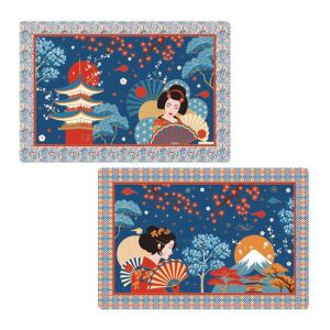 R2S.320TOKY Műanyag tányéralátét kétoldalas 45x30cm, Atmosphere, Tokyo 113257106 - Tányéralátét