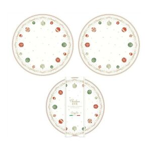R2S.575CEVE Műanyag tányéralátét kerek, 2db-os szett, 34,5cm, Christmas Eve 113257111 - Tányéralátét