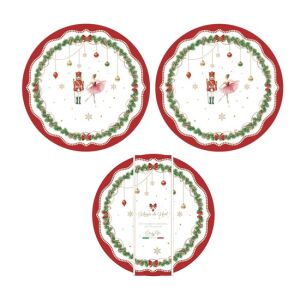 R2S.575MNOE Műanyag tányéralátét kerek, 2db-os szett, 34,5cm, Magie de Noel 113257112 - Tányéralátét