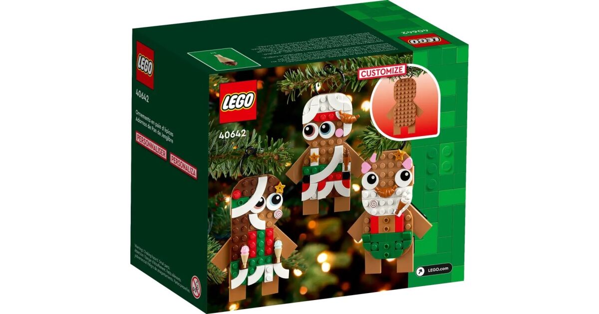 LEGO® (40642) Icons - Mézeskalács díszek | Pepita.hu