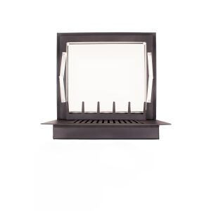 Vizslás Kandallóajtó hamuládával, elölnézet - Kandalló ajtó