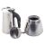 Stainless steel coffee maker, 12 place settings, black 39961570
