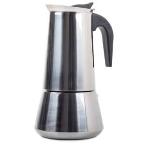 Stainless steel coffee maker, 12 place settings, black