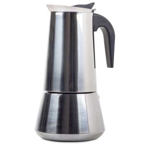 Stainless steel coffee maker, 12 cups, black
