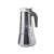 Stainless steel coffee maker, 12 cups, black