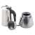 Stainless steel coffee maker disassembled
