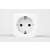 Inteligentne gniazdko WiFi, białe, 16A, 3500W